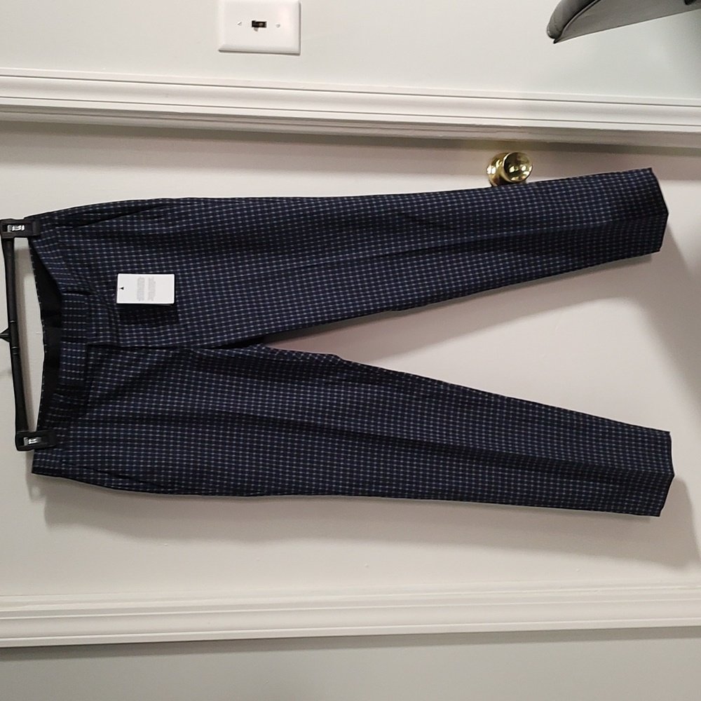 ASOS Navy Blue/White Slacks W 32 L 30